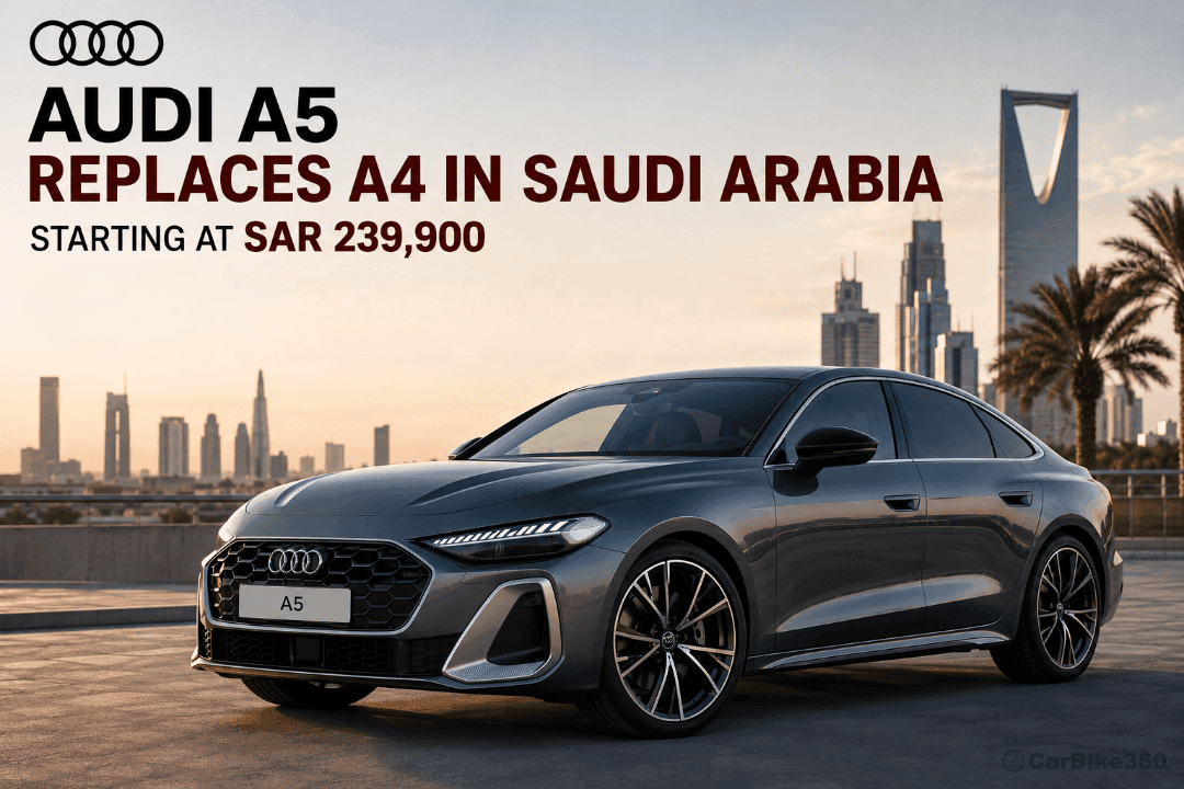 Audi's New A5 Sedan Takes Over From the A4 in Saudi Arabia Audi's New A5 Sedan Takes Over From the A4 in Saudi Arabia