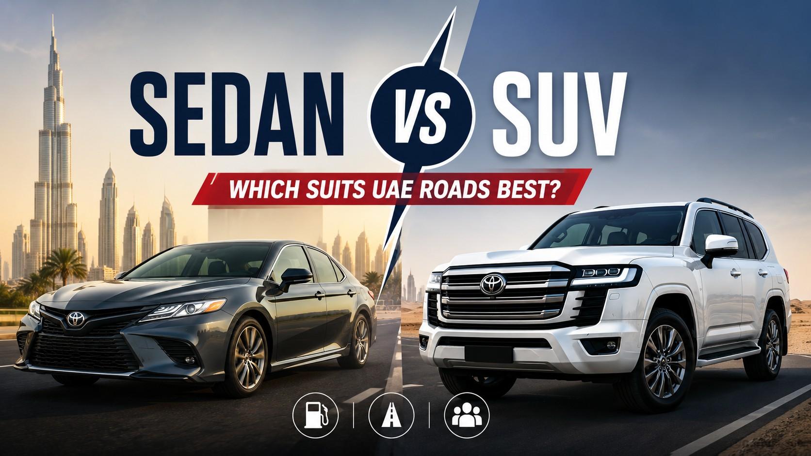 SUV vs Sedan: Everything UAE Buyers Need to Know Before Purchasing SUV vs Sedan: Everything UAE Buyers Need to Know Before Purchasing