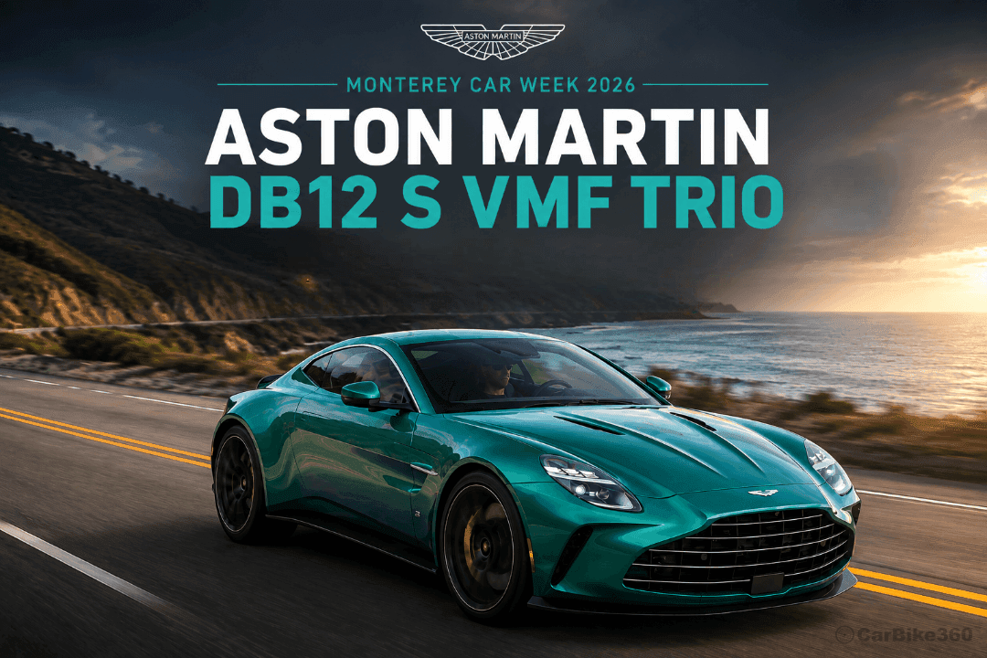 Aston Martin DB12 S VMF Trio Unveiled at Monterey Car Week 2026 Aston Martin DB12 S VMF Trio Unveiled at Monterey Car Week 2026