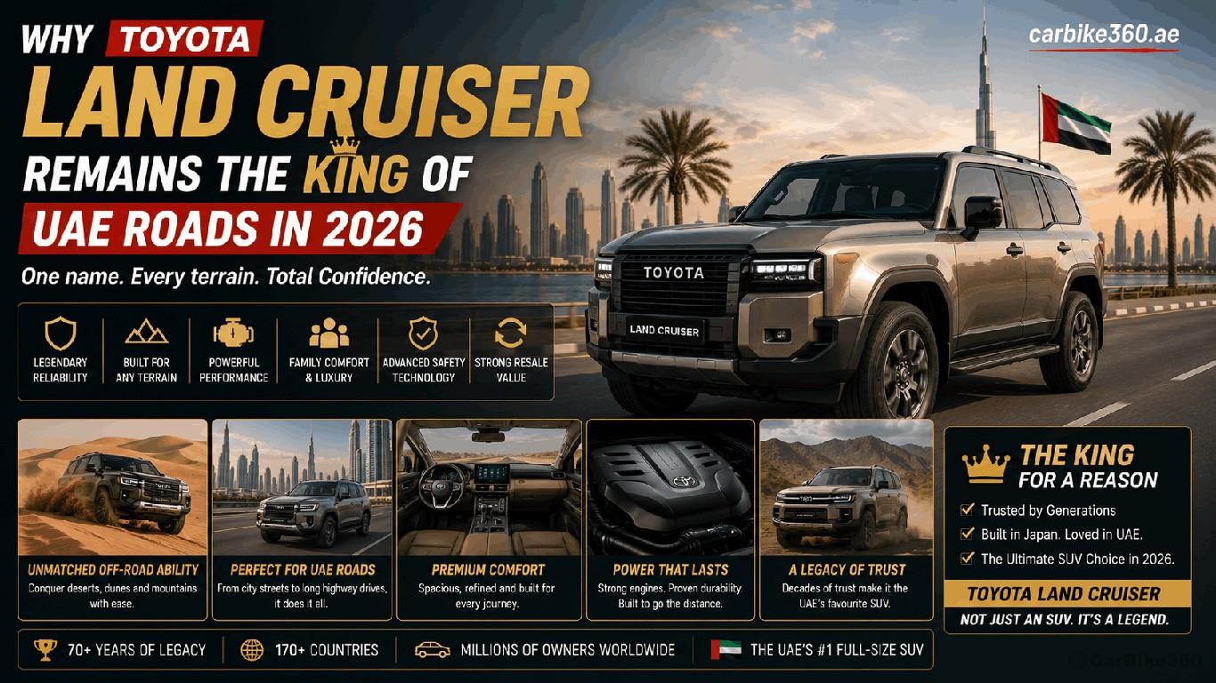 Why Toyota Land Cruiser Remains the King of UAE Roads in 2026 Why Toyota Land Cruiser Remains the King of UAE Roads in 2026